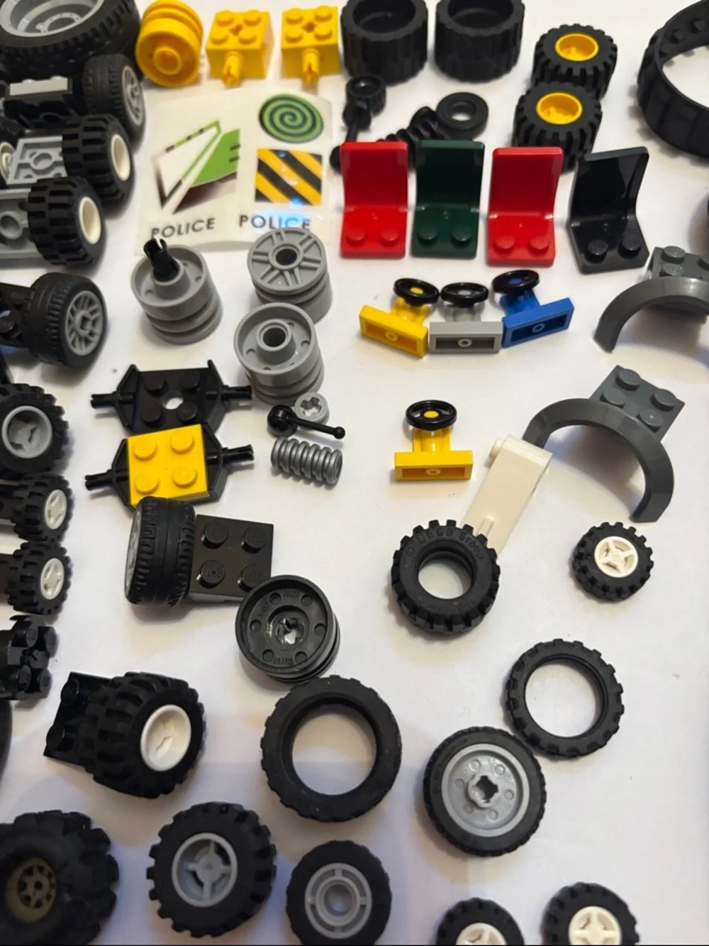 Kids Toy Vehicle Parts Mix - Black, Yellow, Red, Gray - Picture 3 of 6